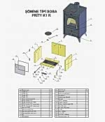 PRITY K1 R Şömine Soba